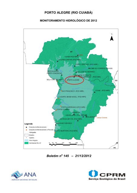 PORTO ALEGRE (RIO CUIABÁ) Boletim no 144 – 14/12/2012 - CPRM