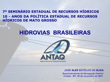 HIDROVIAS BRASILEIRAS - Antaq