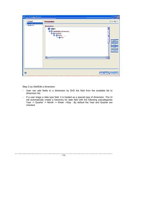 BPS 1 BIRT Cross tab, OLAP Cube Support Specification - Eclipse