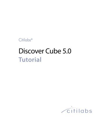 Discover Cube 5.0 - Citilabs