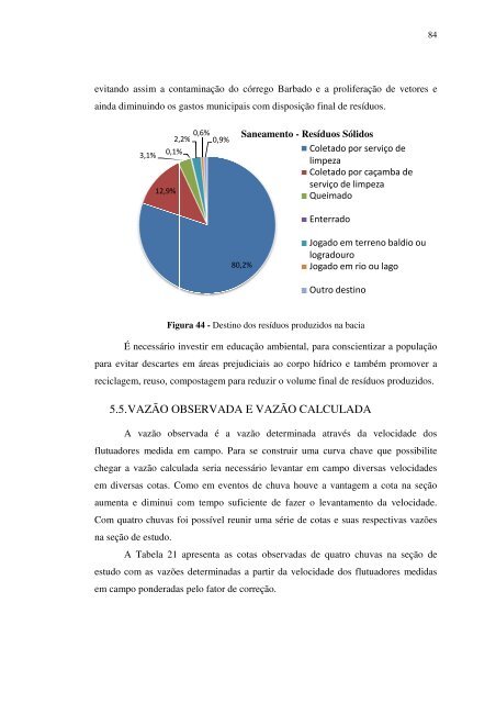 caracterização ambiental e hidrológa da bacia do córrego ... - Index of