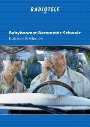 Babyboomer-Barometer Schweiz Konsum & Medien - Cominmag