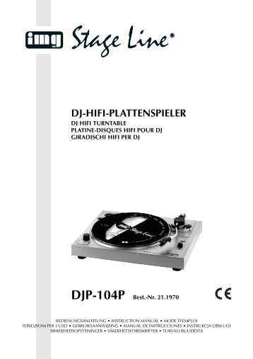 DJ-HIFI-PLATTENSPIELER