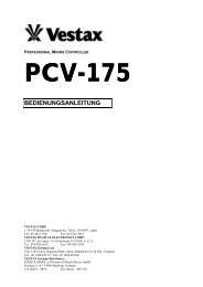 PCV - 175 Bedienungsanleitung - DJ-Corner