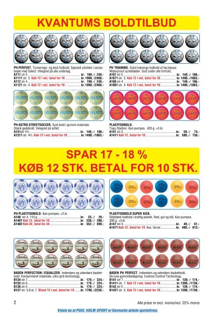 Katalog 2012 - Poul Holm Sport