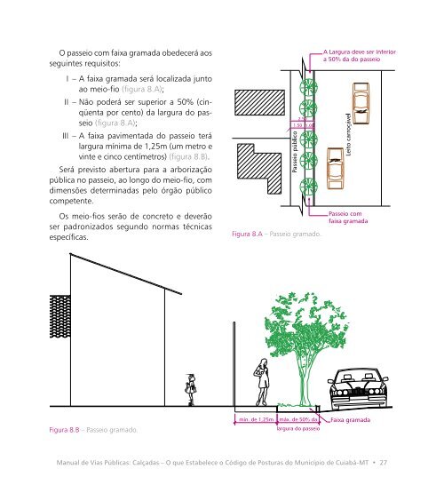 Vias Públicas: Calçadas - Prefeitura de Cuiabá