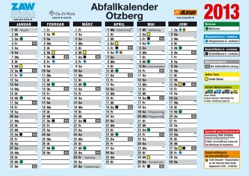 Abfallkalender Otzberg - Zweckverband Abfall- und ...