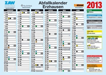 Abfallkalender Erzhausen - Zweckverband Abfall- und ...