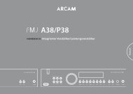 A38/P38 - Arcam