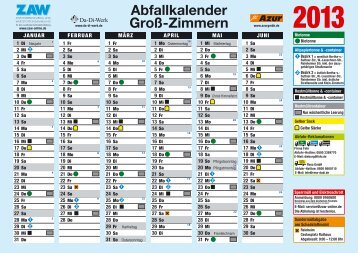 Abfallkalender Groß-Zimmern - Zweckverband Abfall- und ...