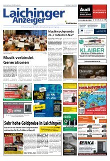 25.04.2026 Laichinger Anzeiger
