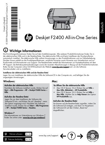 Deskjet F2400 All-in-One Series - HP