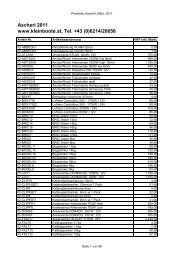 Allroundmarin Preisliste ab 27.02.2013, inkl. 20% MwSt. www