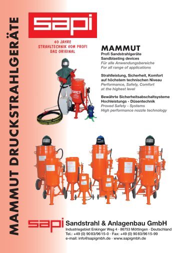 mammut - Meyer GmbH Sandstrahl