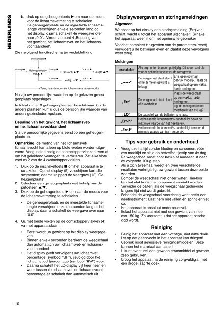 Bedienungsanleitung/Garantie Fettanalysewaage PW ... - Clatronic