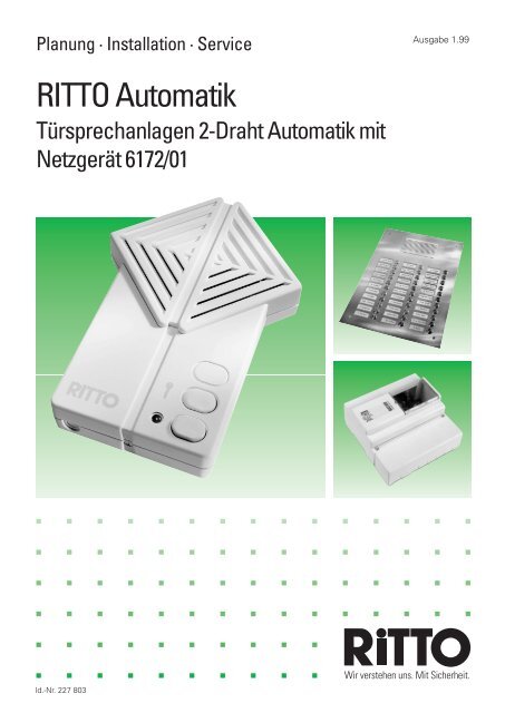Systemhandbuch Automatik - Ritto