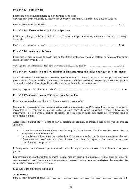 h- plomberie – sanitaire - Institut National de la Recherche ...