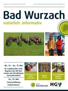 09.05.2026 Bürger- und Gästeinformation Bad Wurzach