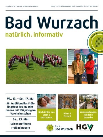 09.05.2026 Bürger- und Gästeinformation Bad Wurzach