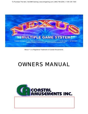 Nexus Multiple Game - BMI Gaming
