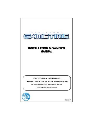 Megatouch Gametime Owner's Manual.pdf