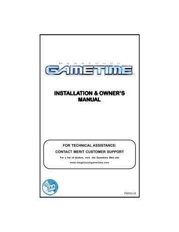 installation & owner's manual