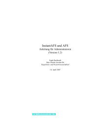 Anleitung für Administratoren - web server