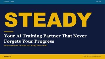 AI Chatbots as Fitness Journey Partners — A 13-Slide Visual Guide for
