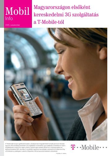 Mobil Info 2005. szeptember - T-Mobile