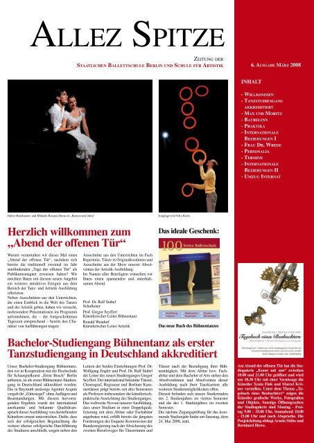 Dr. Christine Wrede - Staatliche Ballettschule Berlin