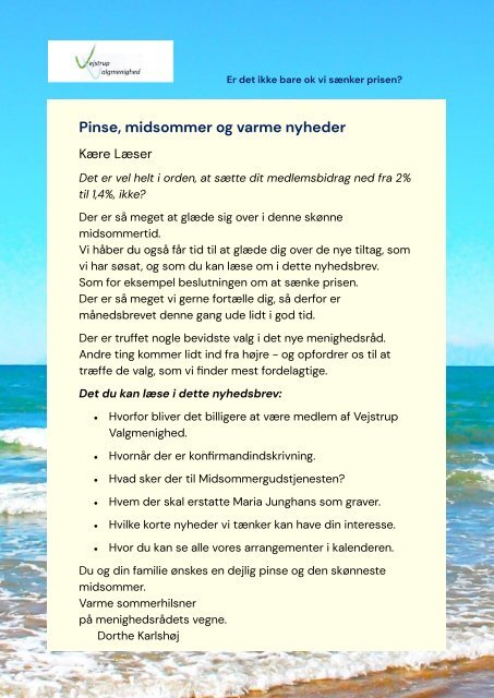 Nyhedsbrevet juni 2026