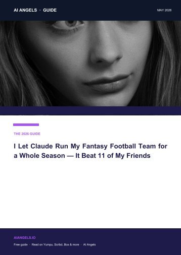 Fantasy Football 2026: I Let an AI Chatbot GM My Team and It Beat 11 Friends