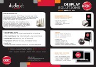 DISPLAY SOLUTIONS - GBC Neopost Australia