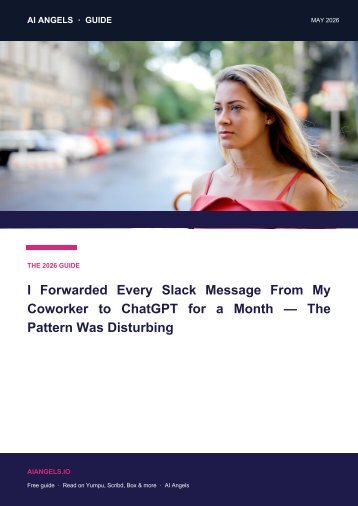 I Forwarded Every Slack Message From My Coworker to ChatGPT for a Month — The Pattern Was Disturbing