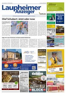 30.05.2026 Laupheimer Anzeiger