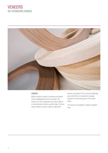 Rehau Polymer - Design For Furniture - Specifile on-line