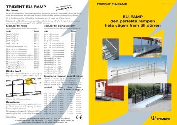 EU-RAMP den perfekta rampen hela vägen fram till dörren ...