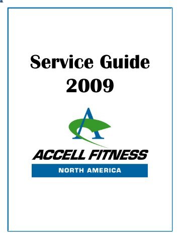 Service Guide 2009 - Club Piscine
