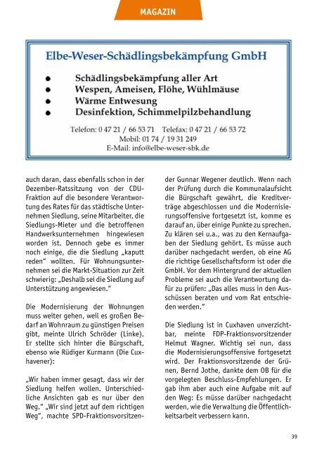 SiedlungMagazin - Die Siedlung