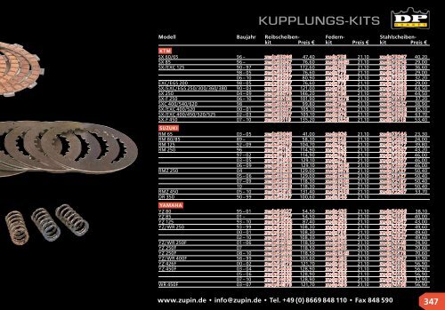 ERSATZTEILE & ZUBEHÖR FÜR PR-PUMPEN - Zupin