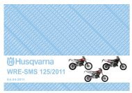 WRE-SMS 125/2011 - Husqvarna