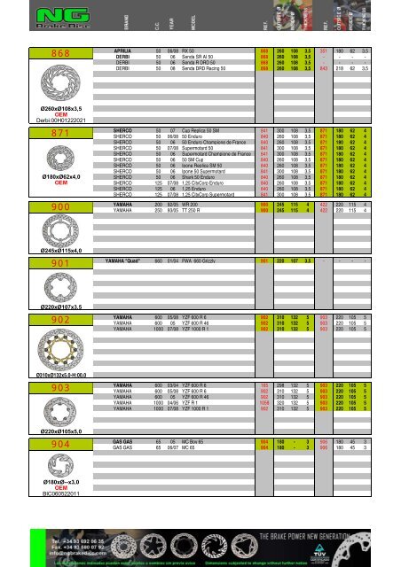 Impresiˇn de fax de pßgina completa - NG Brake Disc