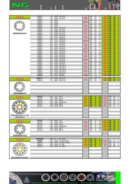 Impresiˇn de fax de pßgina completa - NG Brake Disc