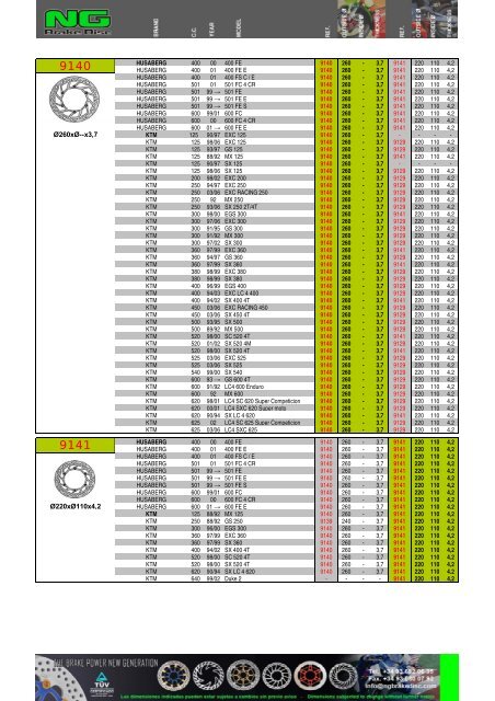 Impresiˇn de fax de pßgina completa - NG Brake Disc