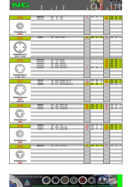 Impresiˇn de fax de pßgina completa - NG Brake Disc