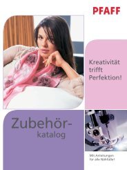 PFAFF® Zubehörkatalog - NZL-Shop