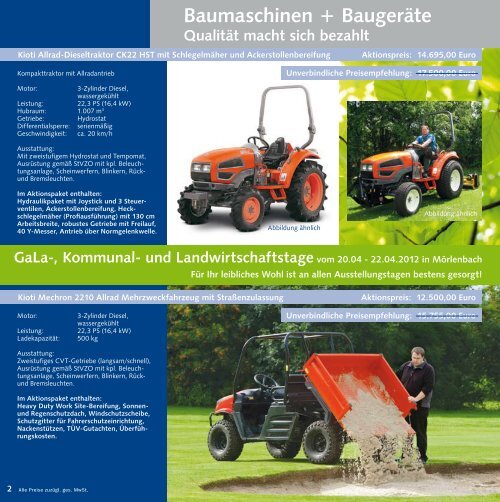 weitere info... - Odenwälder Baumaschinen Gruppe