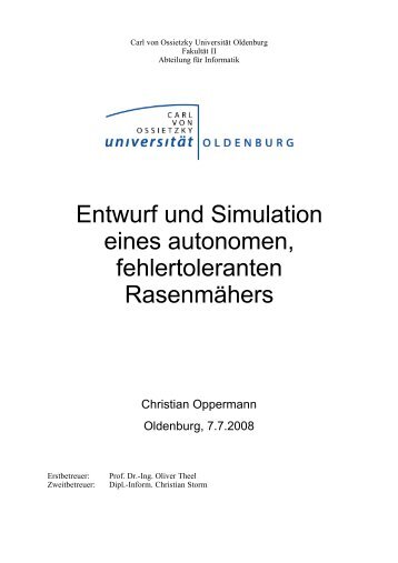 1.1 Im Handel erhältliche Rasenmäher - Systemsoftware und ...