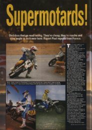 Supermotards! - Dave's Tests and Articles