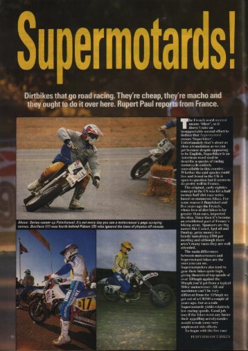 Supermotards! - Dave's Tests and Articles